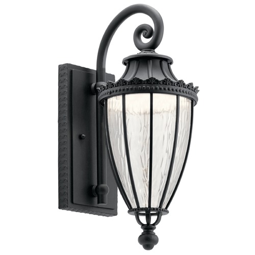 Kichler Lighting Wakefield 17.75-Inch Textured Black LED Outdoor Wall Light by Kichler Lighting 49751BKTLED