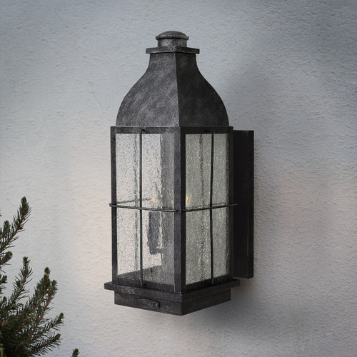 Hinkley Bingham 21-Inch Greystone Outdoor Wall Light by Hinkley Lighting 2045GS