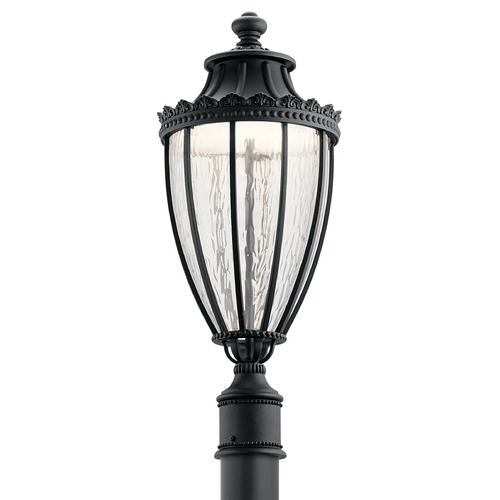 Kichler Lighting Wakefield 25.50-Inch Textured Black LED Post Light by Kichler Lighting 49756BKTLED