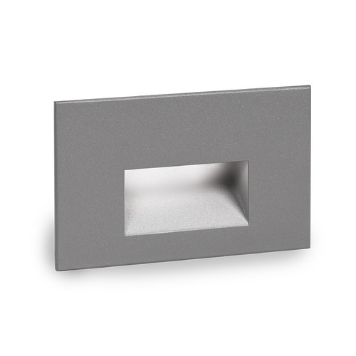 WAC Lighting Graphite LED Recessed Step Light with Amber LED by WAC Lighting WL-LED100F-AM-GH