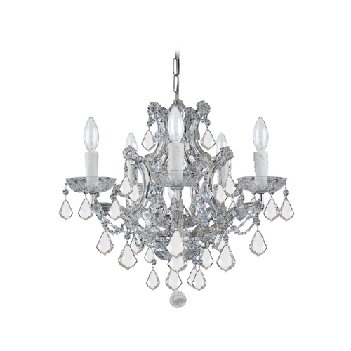 Crystorama Lighting Maria Theresa Crystal Chandelier in Polished Chrome by Crystorama Lighting 4405-CH-CL-MWP
