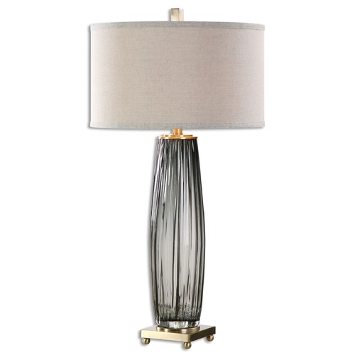 Uttermost Lighting Uttermost Vilminore Gray Glass Table Lamp 26698-1