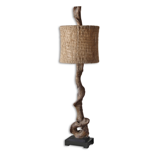 Uttermost Lighting Console & Buffet Lamp in Driftwood / Matte Black Finish 29163-1
