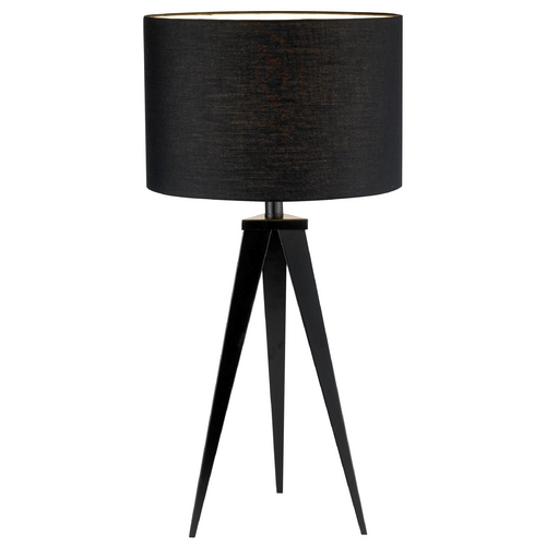 Adesso Home Lighting Mid-Century Modern Table Lamp Black by Adesso Lighting 6423-01