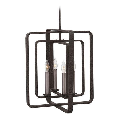 Hinkley Quentin 17-Inch Aged Zinc Pendant by Hinkley Lighting 4814DZ