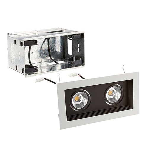 WAC Lighting Mini Multiples Black LED Recessed Kit by WAC Lighting MT-3LD211R-W940-BK