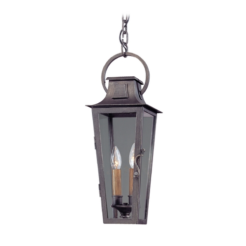 Troy Lighting French Quarter 20.50-Inch High Outdoor Pendant in Aged Pewter by Troy Lighting F2966