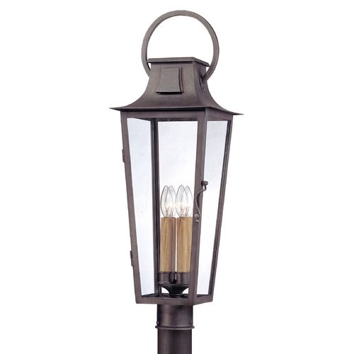 Troy Lighting French Quarter 30-Inch Outdoor Post Light in Aged Pewter by Troy Lighting P2965