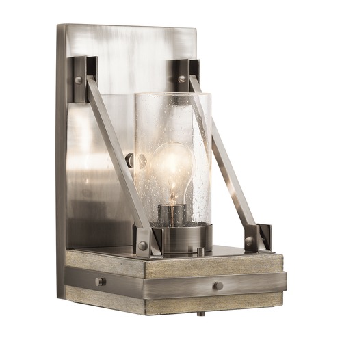Kichler Lighting Colerne Classic Pewter Wall Sconce by Kichler Lighting 43436CLP