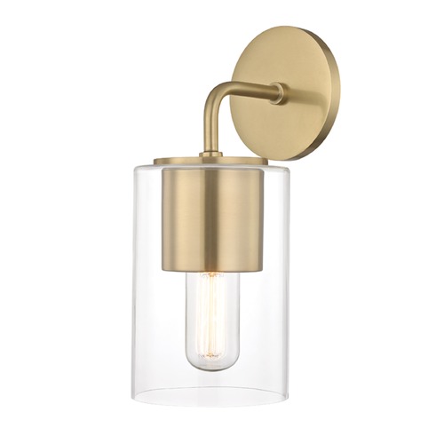 Mitzi by Hudson Valley Lula Sconce in Brass by Mitzi by Hudson Valley H135101-AGB
