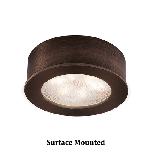 WAC Lighting LED Button Light Copper Bronze 2.25-Inch LED Under Cabinet Puck Light by WAC Lighting HR-LED87-CB