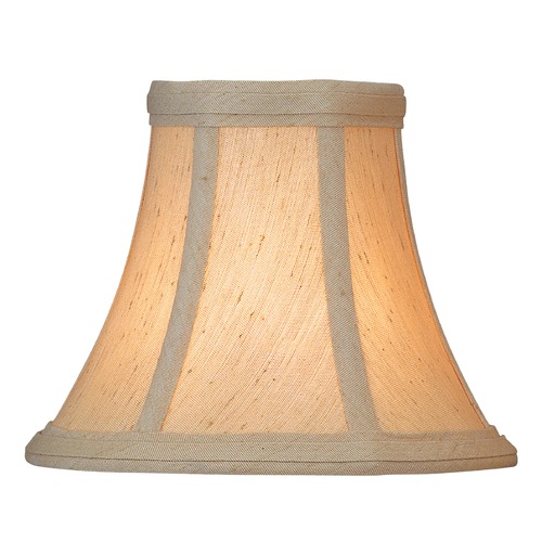 Lite Source Lighting Beige Bell Lamp Shade with Clip-On Assembly by Lite Source Lighting CH511-6