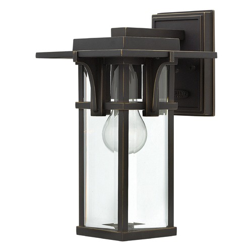 Hinkley Manhattan 11.75-Inch Oil Rubbed Bronze Outdoor Wall Light by Hinkley Lighting 2320OZ