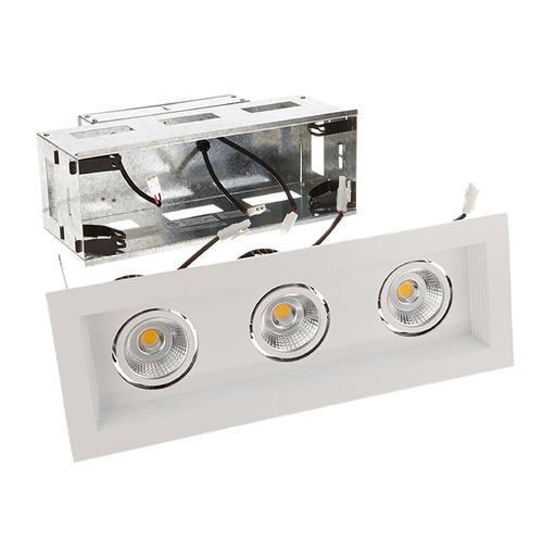 WAC Lighting Mini Multiples White LED Recessed Kit by WAC Lighting MT-3LD311R-F935-WT
