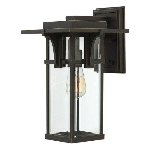 Hinkley Manhattan 15-Inch Oil Rubbed Bronze Outdoor Wall Light by Hinkley Lighting 2324OZ