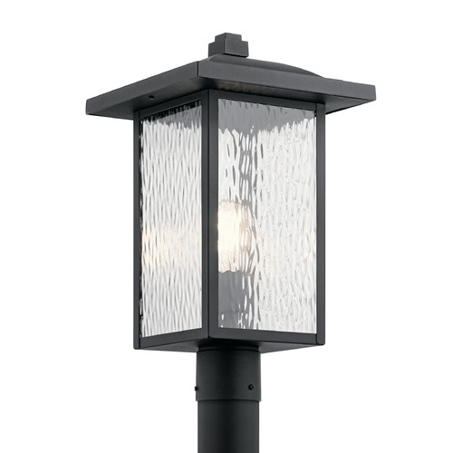 Kichler Lighting Capanna 18.25-Inch Outdoor Post Light in Textured Black by Kichler Lighting 49927BKT
