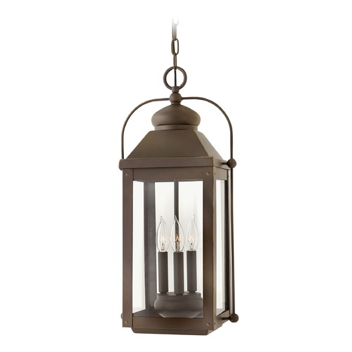 Hinkley Anchorage 23.75-Inch Light Oiled Bronze Outdoor Hanging Light by Hinkley Lighting 1852LZ