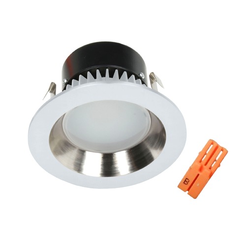 Recesso Lighting by Dolan Designs LED Retrofit Reflector Trim with Title 24 Converter for 4-Inch Recessed Cans 10903-05  KIT W/MALE WIRE CONNECTOR