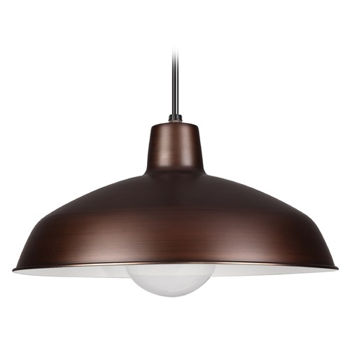 Generation Lighting 15.75-Inch Pendant in Antique Brushed Copper by Generation Lighting 6519-63