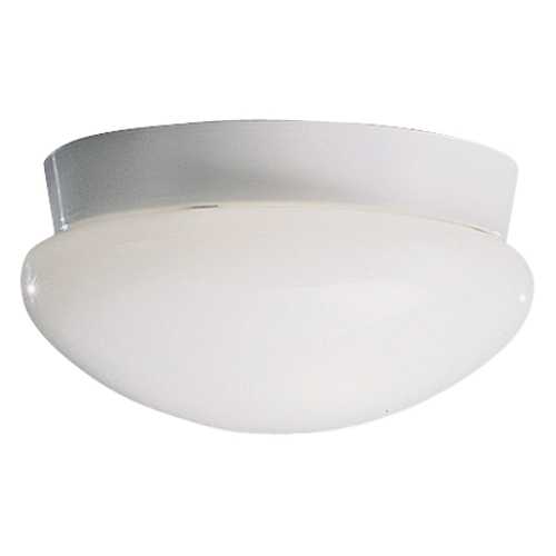 White 10Inch Flushmount Ceiling Light Fixture 8102Wh