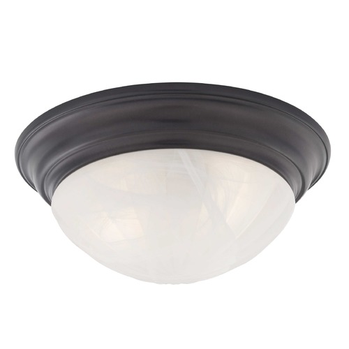 Design Classics Lighting 11-Inch Bronze Flushmount Ceiling Light 561-30