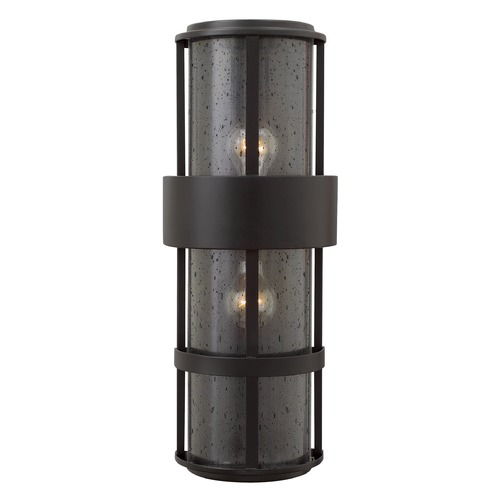 Hinkley Saturn 20.50-Inch Satin Black Outdoor Wall Light by Hinkley Lighting 1909SK
