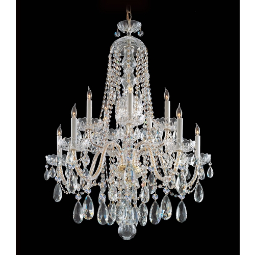 Crystorama Lighting Traditional Crystal Chandelier in Polished Brass by Crystorama Lighting 1110-PB-CL-MWP