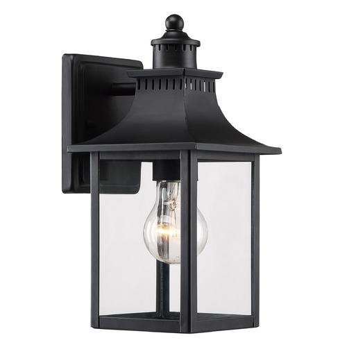 Quoizel Lighting Chancellor Mystic Black Outdoor Wall Light by Quoizel Lighting CCR8406K