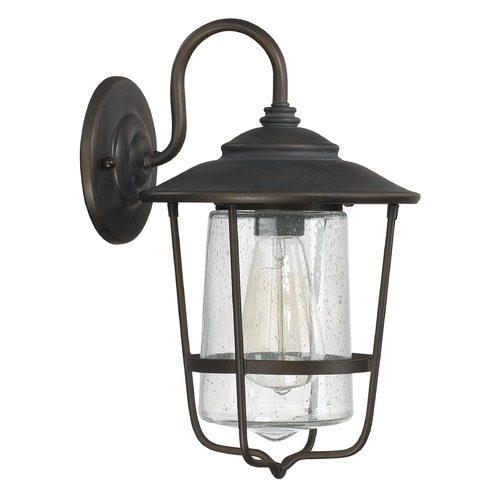 Capital Lighting Creekside 13.25-Inch Outdoor Wall Light in Bronze by Capital Lighting 9601OB