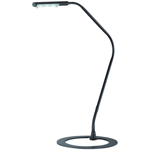 Lite Source Keita Desk Lamp, Black - LS-21677BLK