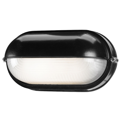 Access Lighting Outdoor Wall Light with White Glass in Black by Access Lighting 20291-BL/FST