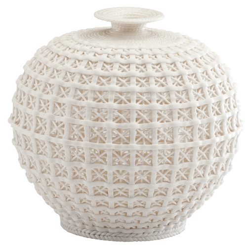 Cyan Design Diana Matte White Vase by Cyan Design 04440