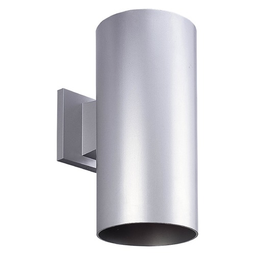 Progress Lighting Cylinder Metallic Gray LED Outdoor Wall Light by Progress Lighting P5641-82/30K