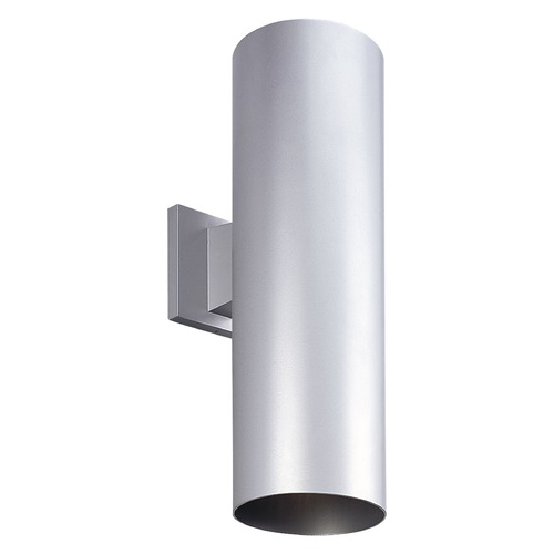 Progress Lighting Cylinder Metallic Gray LED Outdoor Wall Light by Progress Lighting P5642-82/30K