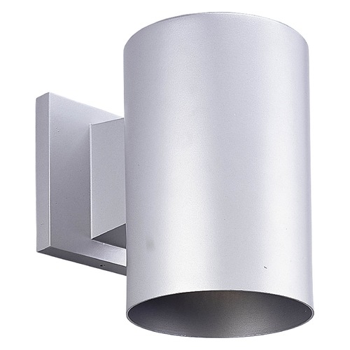 Progress Lighting Cylinder Metallic Gray LED Outdoor Wall Light by Progress Lighting P5674-82/30K