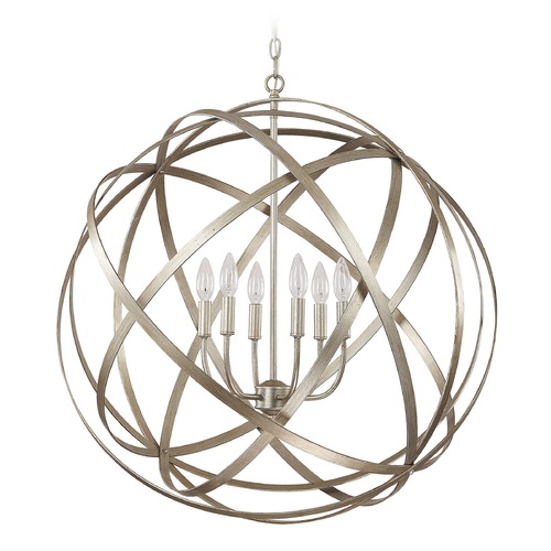 Capital Lighting Axis 30-Inch Orb Pendant in Winter Gold by Capital Lighting 4236WG