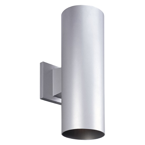 Progress Lighting Cylinder Metallic Gray LED Outdoor Wall Light by Progress Lighting P5675-82/30K