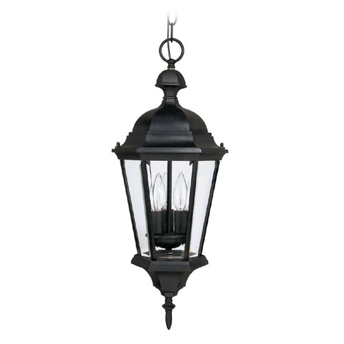 Capital Lighting Carriage House Outdoor Hanging Lantern in Black by Capital Lighting 9724BK