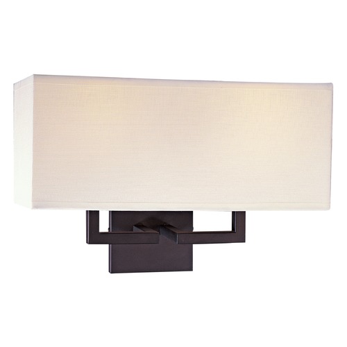 George Kovacs Lighting Double LED Convertible Wall Sconce in Bronze by George Kovacs P472-617-L