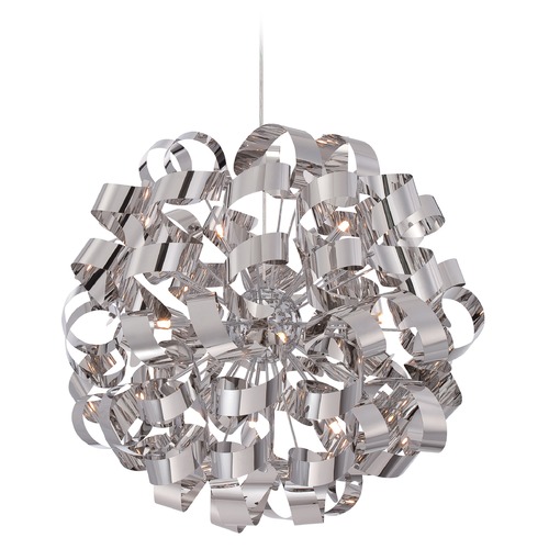 Quoizel Lighting Ribbons 31-Inch Pendant in Polished Chrome by Quoizel Lighting RBN2831C