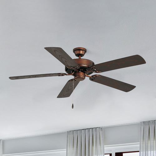 Maxim Lighting Basic-Max Oil Rubbed Bronze Ceiling Fan by Maxim Lighting 89915OI