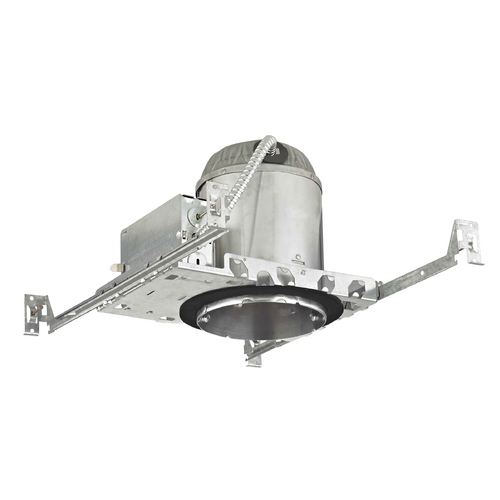 Recesso Lighting by Dolan Designs 5-Inch New Construction E26 Recessed Can Light IC & Airtight Flat Ceiling IC5