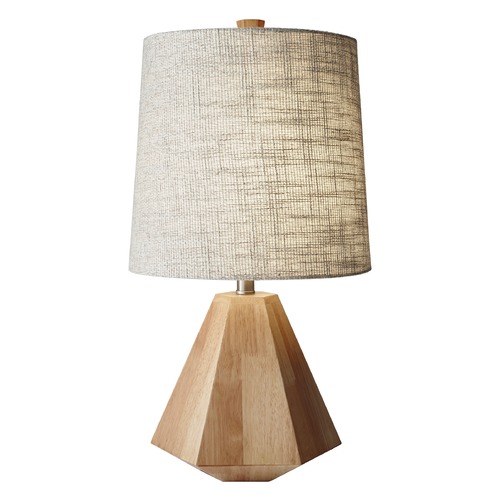 Adesso Home Lighting Adesso Home Grayson Natural Birch Wood Table Lamp with Cylindrical Shade 1508-12