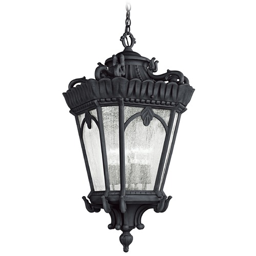 Kichler Lighting Tournai 33.50-Inch High Black Outdoor Hanging Light by Kichler Lighting 9564BKT