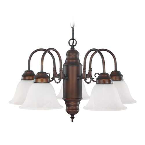 Capital Lighting David 23-Inch Chandelier in Burnished Bronze by Capital Lighting 3255BB-118