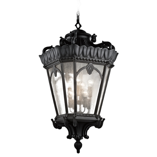Kichler Lighting Tournai 47.50-Inch High Black Outdoor Hanging Light by Kichler Lighting 9568BKT