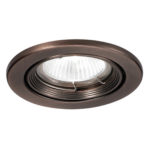 WAC Lighting 2.5-Inch Round Baffle Copper Bronze Recessed Trim by WAC Lighting HR-836-CB