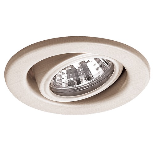 WAC Lighting 2.5-Inch Round Gimbal Ring Brushed Nickel Recessed Trim by WAC Lighting HR-837-BN