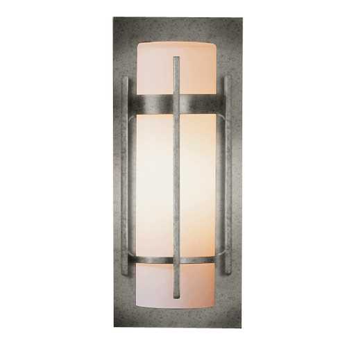 Hubbardton Forge Lighting Outdoor Wall Light in Iron Finish - 12 Inches Tall 305892-SKT-20-GG0066