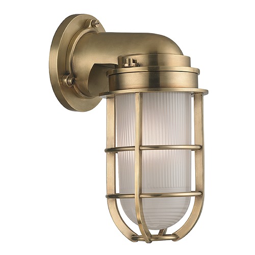 Hudson Valley Lighting Carson Aged Brass Sconce by Hudson Valley Lighting 240-AGB
